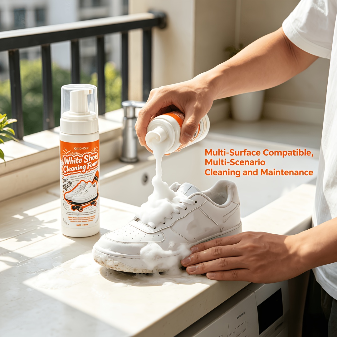 Sneaker Care Cleaner - Przenośna pianka do czyszczenia białych butów
