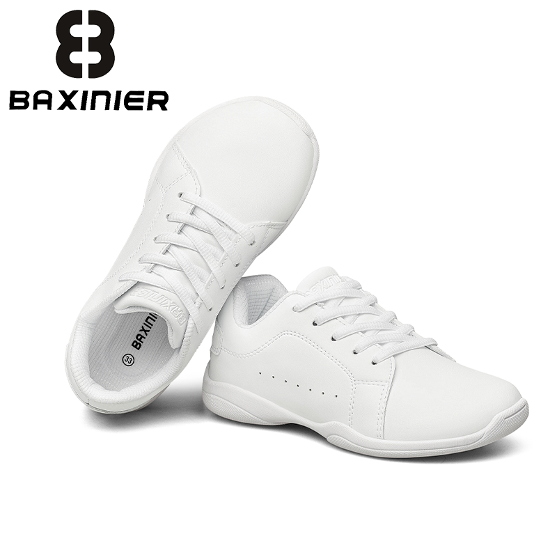 Sneaker Case - BAXINIER Białe buty do cheerleadingu dla