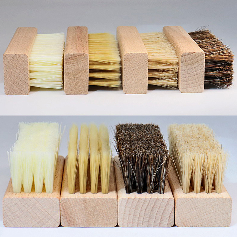 Sneaker Cleaning Kit - Przydatna szczotka do butów z drewnianą