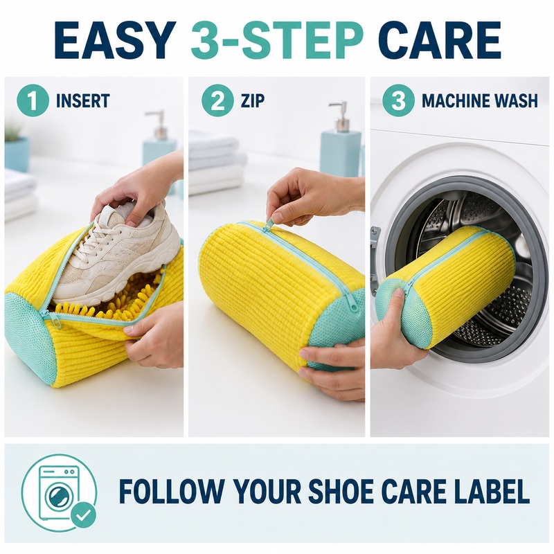 Cylindryczny worek do prania b – Sneaker Care Laundry recenzja i cena