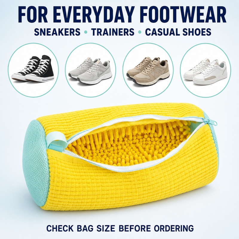 Cylindryczny worek do prania b – Sneaker Care Laundry recenzja i cena